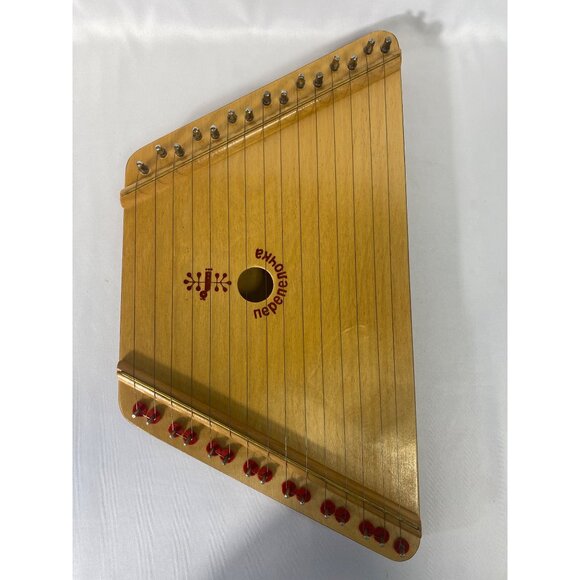 Vintage The Music Maker Nepnenoyka Lap Harp Zither Instrument with Booklet - Picture 6 of 11